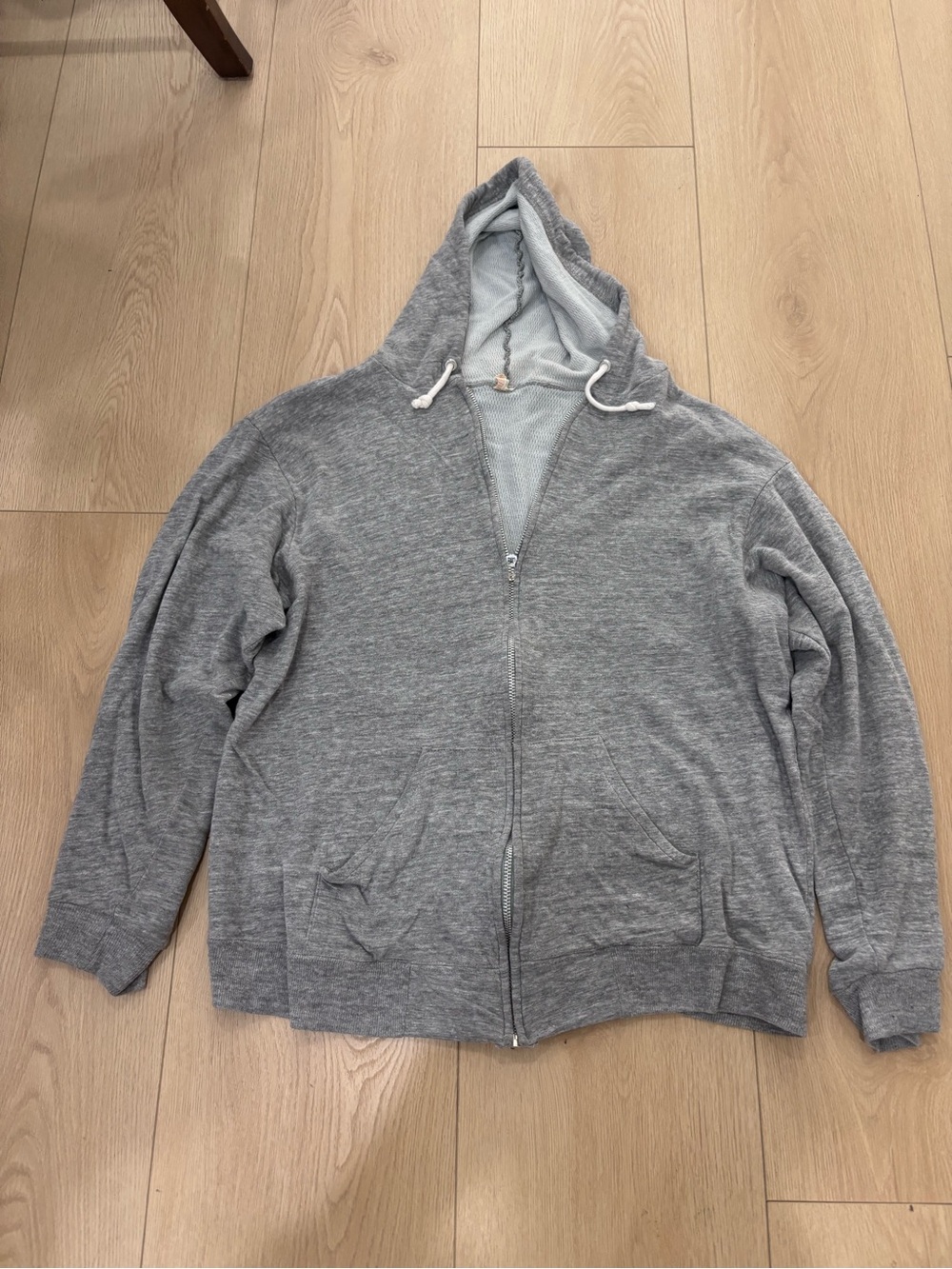 Men's Lightweight Zip Hoodie Sweatshirt‎ - Gray